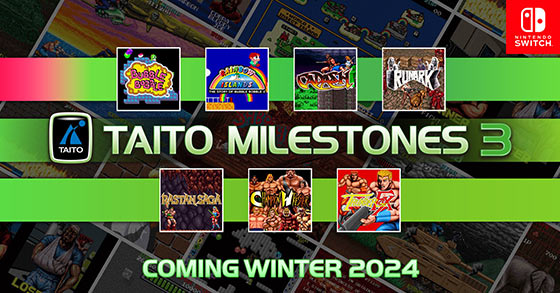 taito milestones 3 is coming to the nintendo switch this winter 2024