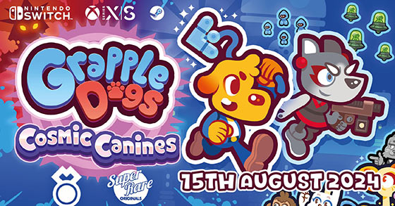 the 2d action-platformer grapple dogs cosmic canines is coming to pc and consoles on august 15th 2024