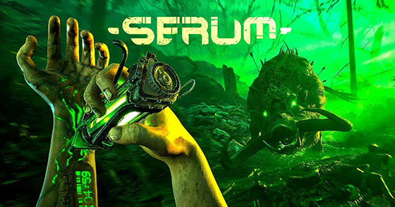 the first-person survival adventure game serum is coming to pc via steam ea on may 23rd 2024