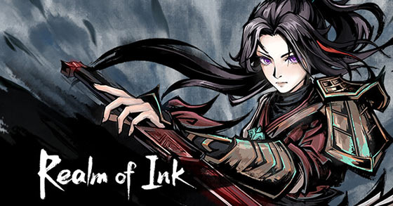 the ink-style action roguelite realm of ink is coming to pc via steam ea on may 17th 2024