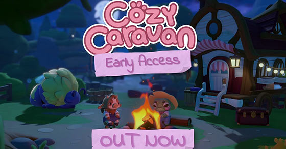 the traveling merchant adventure cozy caravan is now available for pc via steam ea