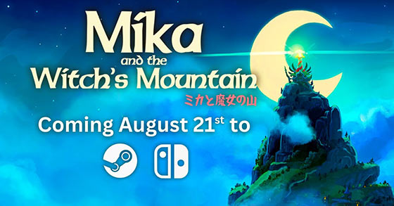 mika and the witchs mountain is coming to pc and the switch on august 21st 2024