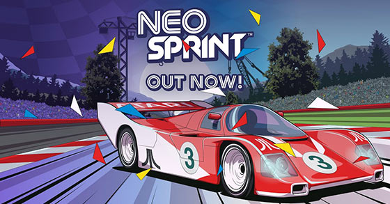 ataris isometric arcade racer neosprint is now available for pc and consoles