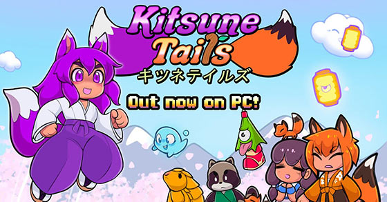 the japanese mythology-inspired retro platformer kitsune tails is now available via steam