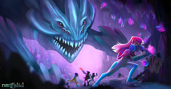 the spiritual co-op metroidvania narcalid is now available for pc via steam ea