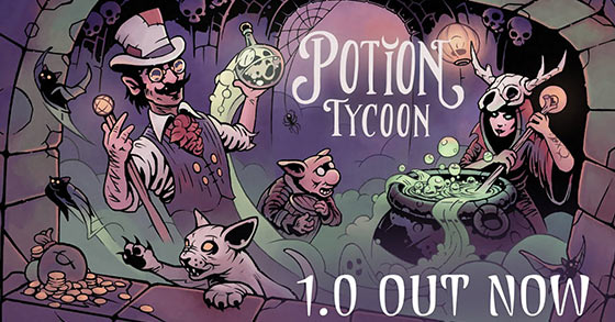 The full version of potion Ttycoon is now available for pc via steam