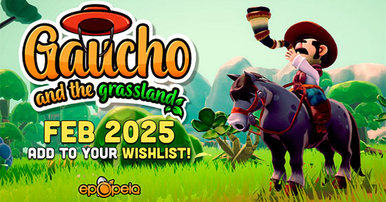 the latin-cowboy-themed in farming sim gaucho and the grassland is coming to steam in february 2025