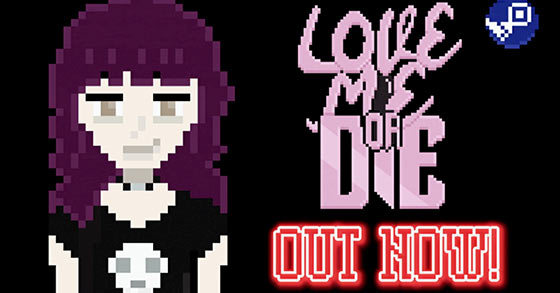 the retro-graphic adventure love me or die is now available for pc via steam