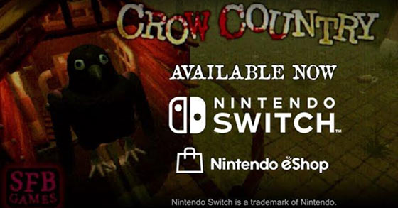 the retro survival horror game crow country is now avaable for the nintendo switch