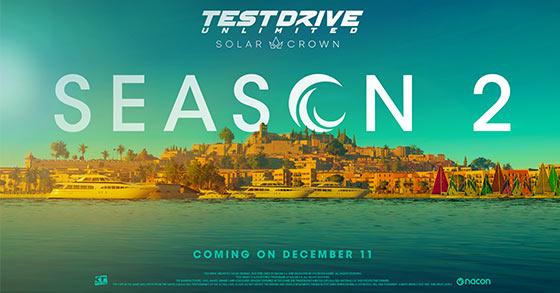 test drive unlimited solar crown season 2 drops on december 11th 2024