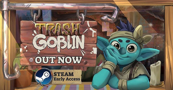 the cosy shopkeeping game trash goblin is now available for pc via steam ea