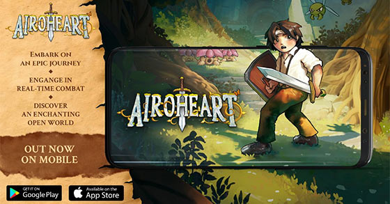 the zelda-inspired pixel-art action adventure rpg airoheart is now available for mobile