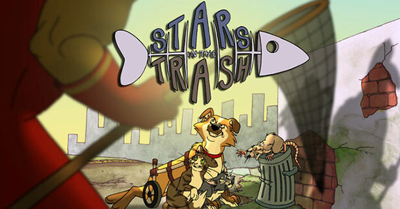 the cat-themed narrative-driven platformer stars in the trash is now available via steam
