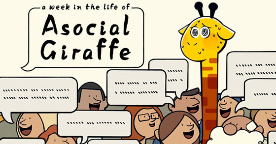 the comedy point-and-click adventure a week in the life of asocial giraffe is coming to steam in 2025