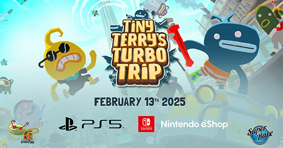 tiny terrys turbo trip is coming the nintendo switcb and ps5 on february 13th 2025