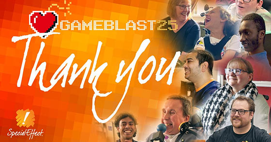 specialeffects gameblast25 charity gaming weekend raised over 130k pounds in total