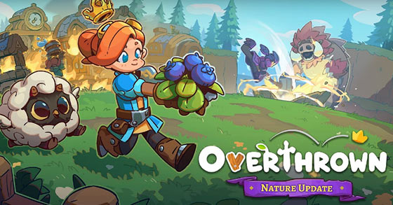 the chaotic co-op city-builder overthrown just dropped its nature update via steam