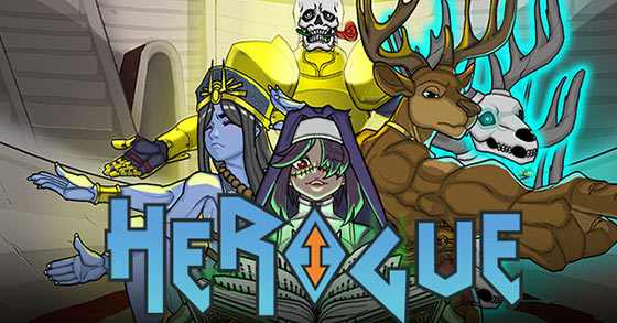 the turn-based roguelike battler herogue is now available for pc via steam