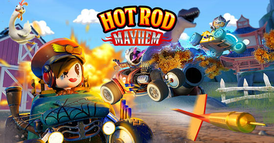 the adrenaline fueled racing game hot rod mayhem is now available for consoles