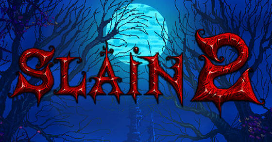 the brutal gothic pixel art action platformer slain 2 the beast within is coming to pc in 2025