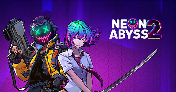 the roguelite run-and-gun game neon abyss 2 is coming to pc via steam ea on july 17th 2025