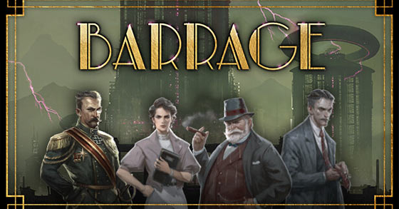 the turn-based strategy worker placement game barrage is now available for pc via steam