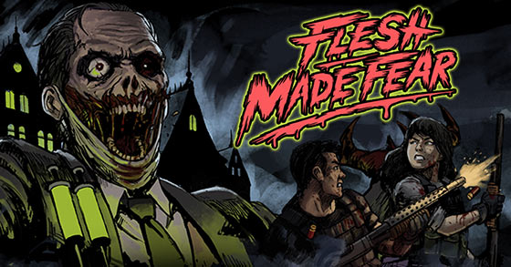 the old-school survival horror game flesh made fear is coming to steam on october 31st