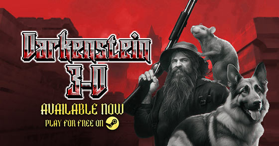 the retro shooter darkenstein 3d is now available for free via steam