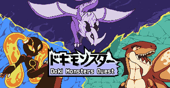 the retro-inspired creature collecting rpg doki monsters quest is now available on the switch