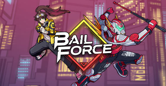 the brutal action roguelite bail force cyberpunk bounty hunters is coming to steam on january 16th