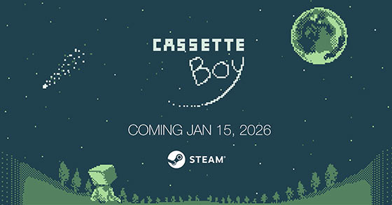 the puzzle action-rpg cassette boy is coming to steam on january 15th 2026