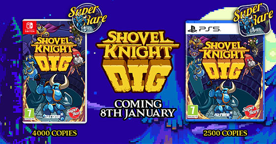 shovel knight dig is coming physically to consoles on january 8th
