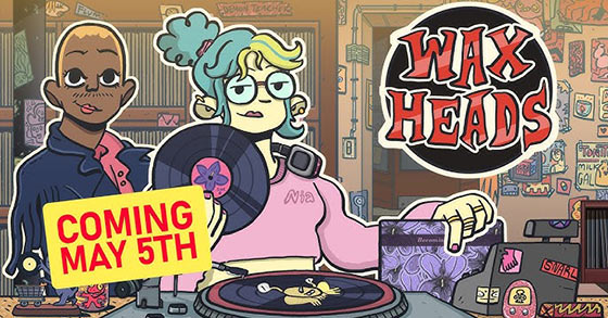 the cozy punk record shop sim wax heads is coming to pc and consoles on may 5th