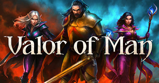 the fantasy rpg rougelite valor of man is coming to steam on march 19th