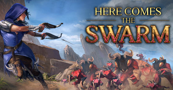 the survival rts here comes the swarm is coming to steam ea on march 5th