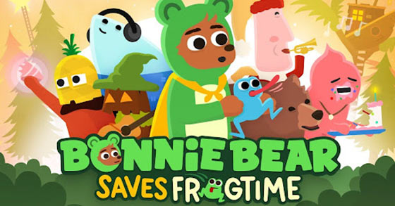 the comedy music adventure tactical frog battle game bonnie bear saves frogtime is out now for pc and switch