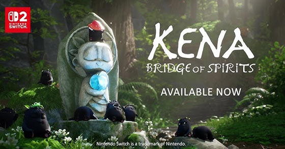 the critically acclaimed kena bridge of spirits is out now for the switch 2