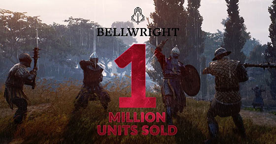 the medieval survival rpg bellwright has just surpassed 1 million units sold on steam ea