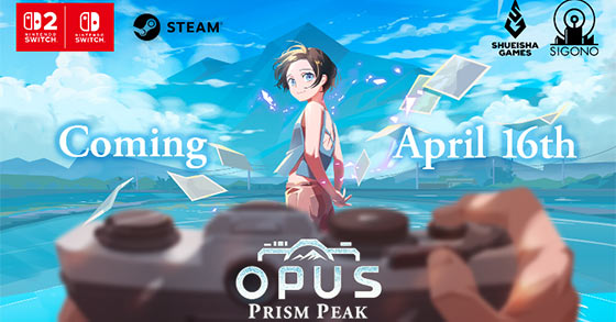 the photo adventure opus prism peak is coming to pc switch and switch 2 on april 16th