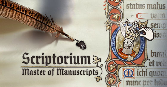 the cozy medieval art sim scriptorium master of manuscripts is out now via steam