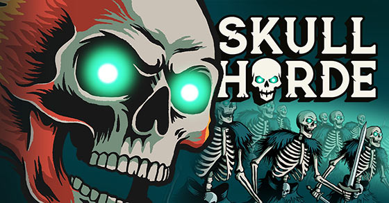 the fast-paced auto battler roguelite skull horde is out now via steam
