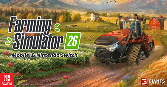 farming simulator 26 is out now for nintendo switch and mobile
