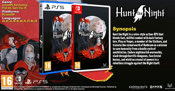 hunt the night is now physically available for the ps5 and switch