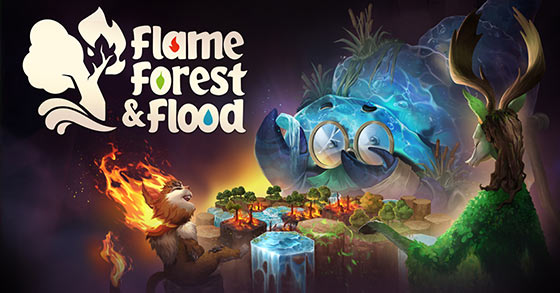 the cozy three-player strategy game flame forest and flood is coming to steam this fall