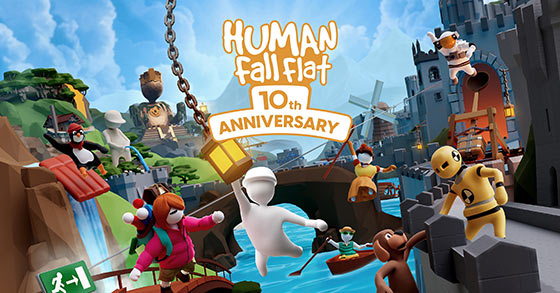 human fall flat celebrates 10 year anniversary alongside 60 million players