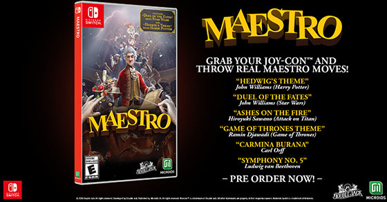maestro physical edition is coming to the nintendo switch on september 17th