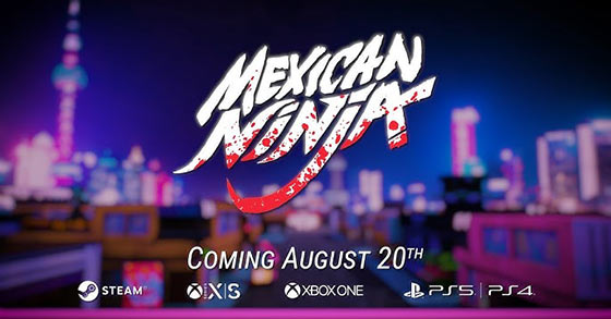 the 2.5d roguelike beat-em-up mexican ninja is coming to pc and consoles on august 20th
