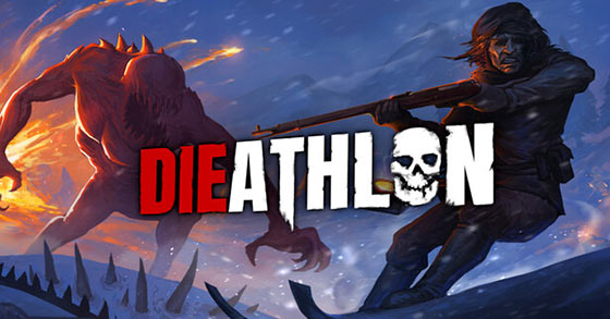 the high-speed ski shooter dieathlon has just been announce for pc