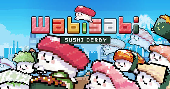 the racing sim wabisabi sushiderby is out now for pc and the nintendo switch