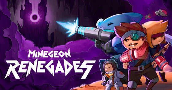 the sci-fi co-op experience minegeon renegades is now coming to steam on july 29th